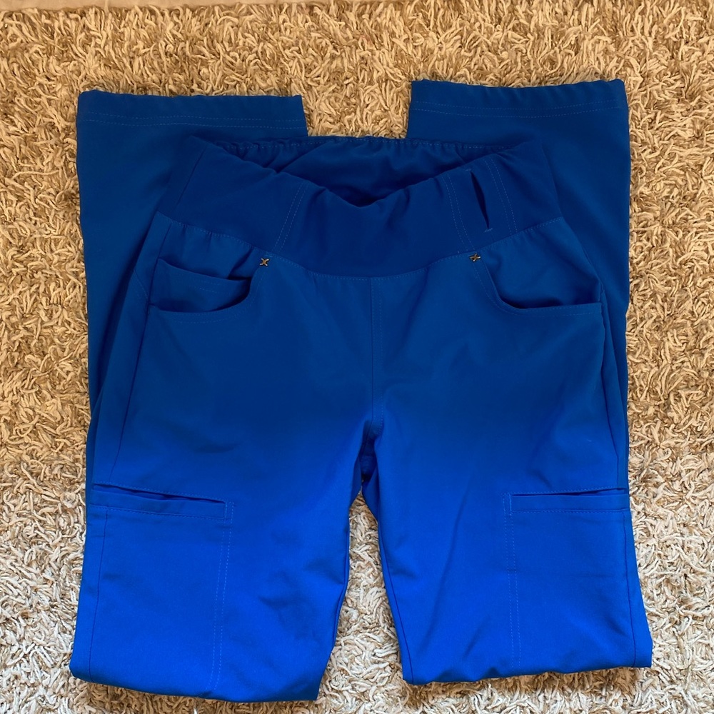 Cherokee Iflex Mid Rise Straight Leg (Royal Blue)